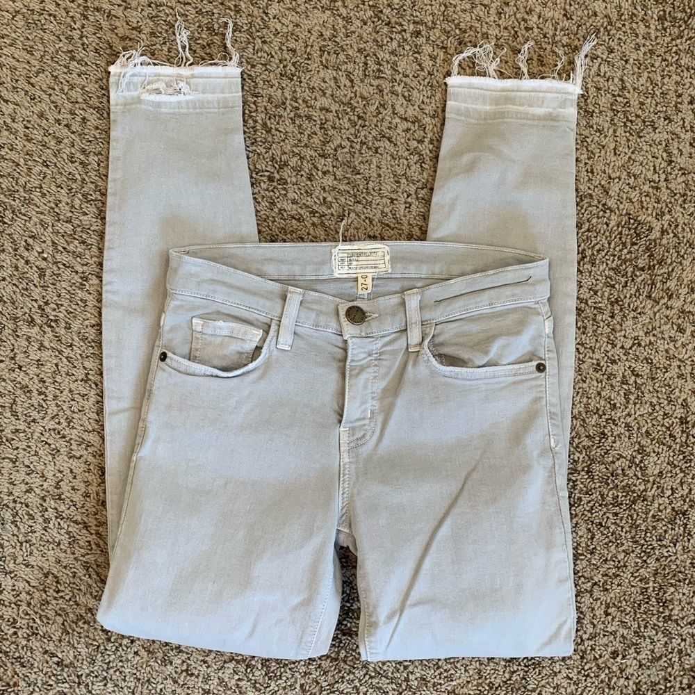 [Current Elliott] Gray Skinny Jeans - Size 27